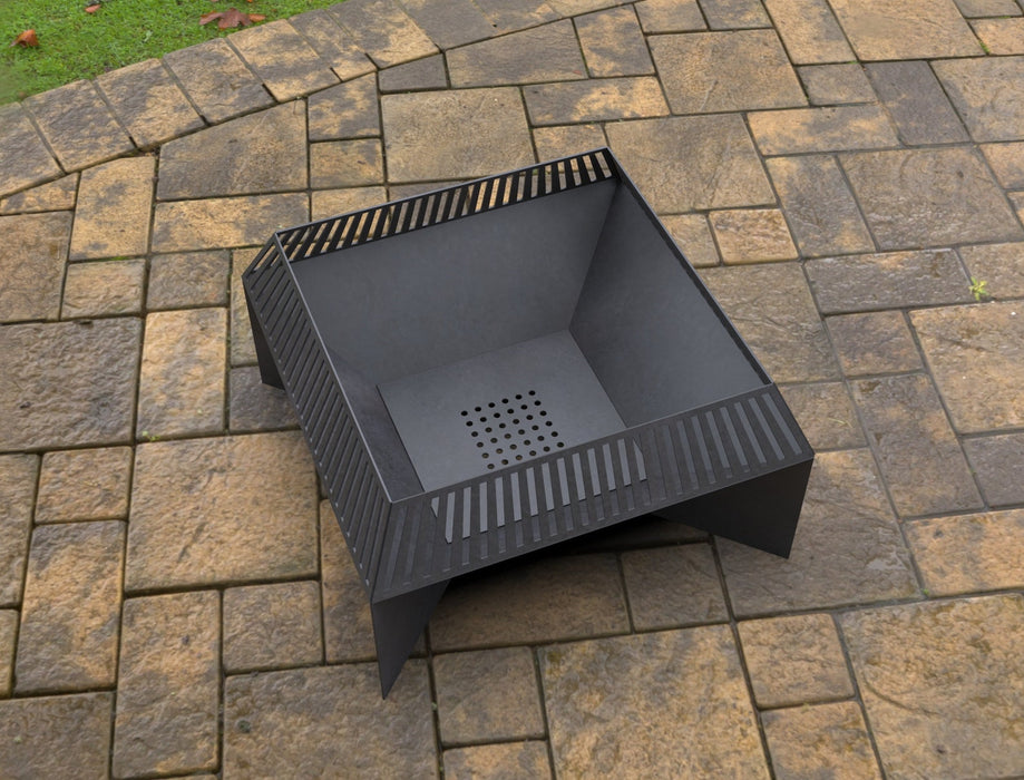 Square Slotted Fire Pit